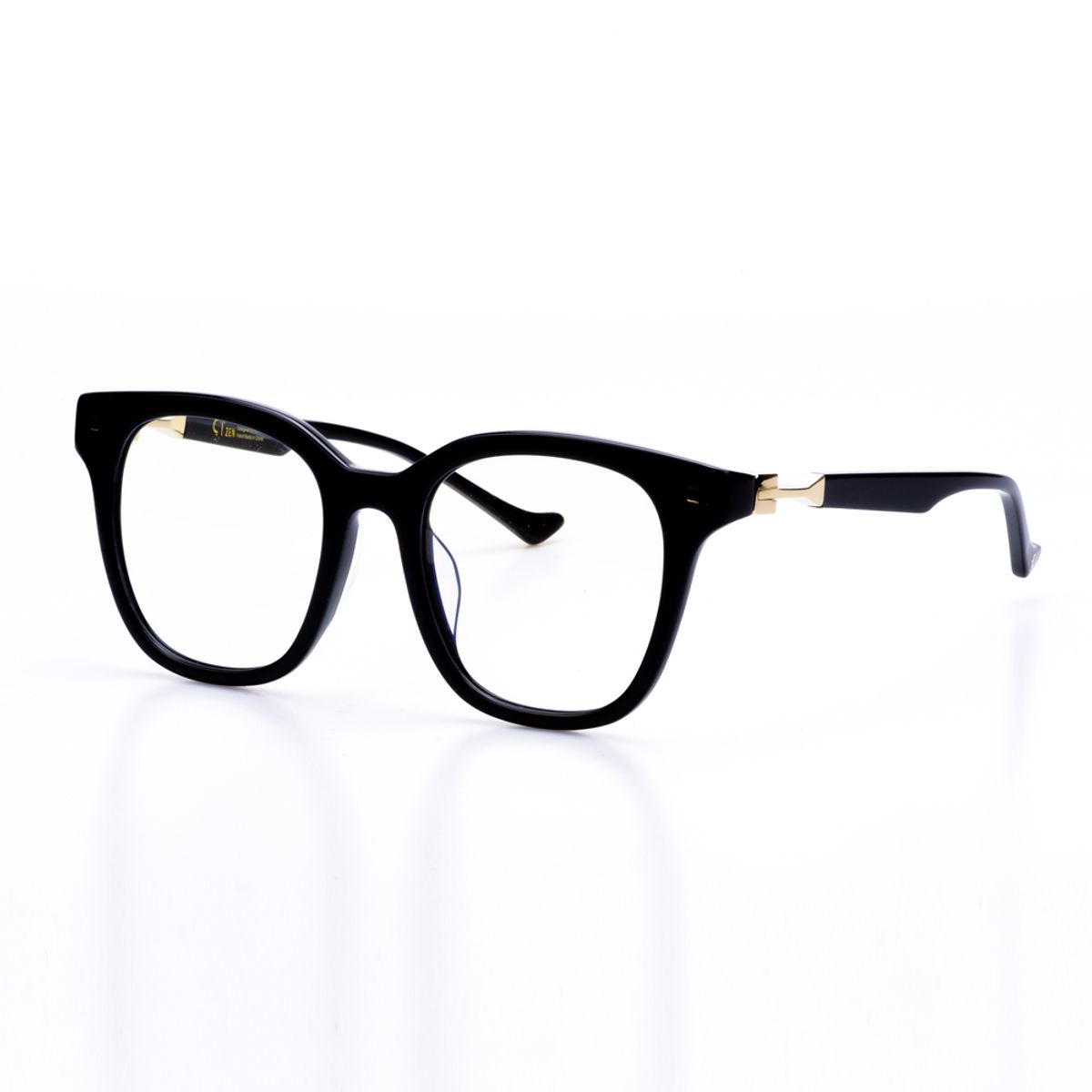 알로아이웨어(ALO EYEWEAR) [ALO:CTZEN] CI7603A C1 빅 오버사이즈 블랙 뿔테 안경