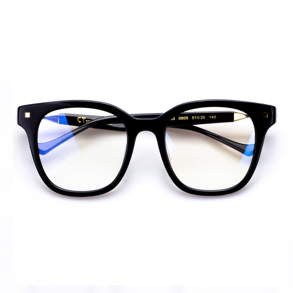 알로아이웨어(ALO EYEWEAR) [ALO:CTZEN] CI7603A C1 빅 오버사이즈 블랙 뿔테 안경
