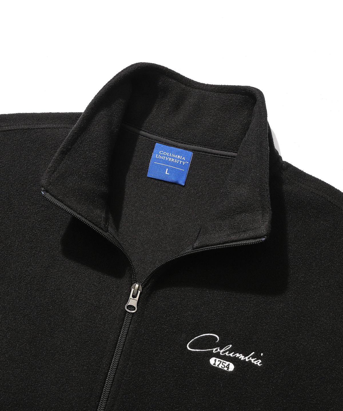 컬럼비아 유니버시티(COLUMBIA UNIVERSITY) CU OLDSCHOOL LOGO LIGHT FLEECE ZIP-UP JACKET 블랙
