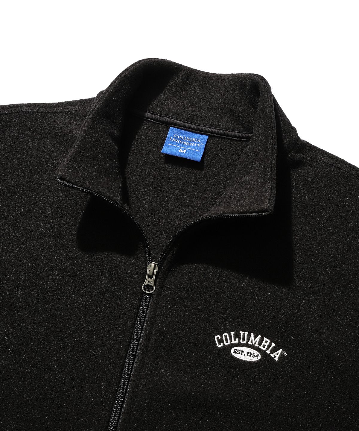 컬럼비아 유니버시티(COLUMBIA UNIVERSITY) CU ARCH LOGO LIGHT FLEECE ZIP-UP JACKET 블랙