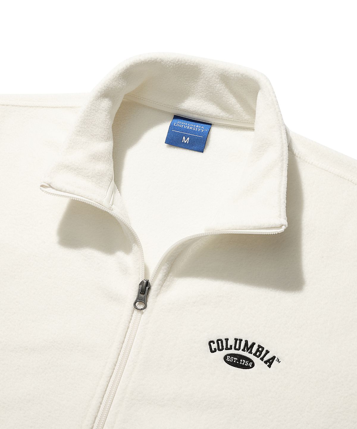 컬럼비아 유니버시티(COLUMBIA UNIVERSITY) CU ARCH LOGO LIGHT FLEECE ZIP-UP JACKET 크림