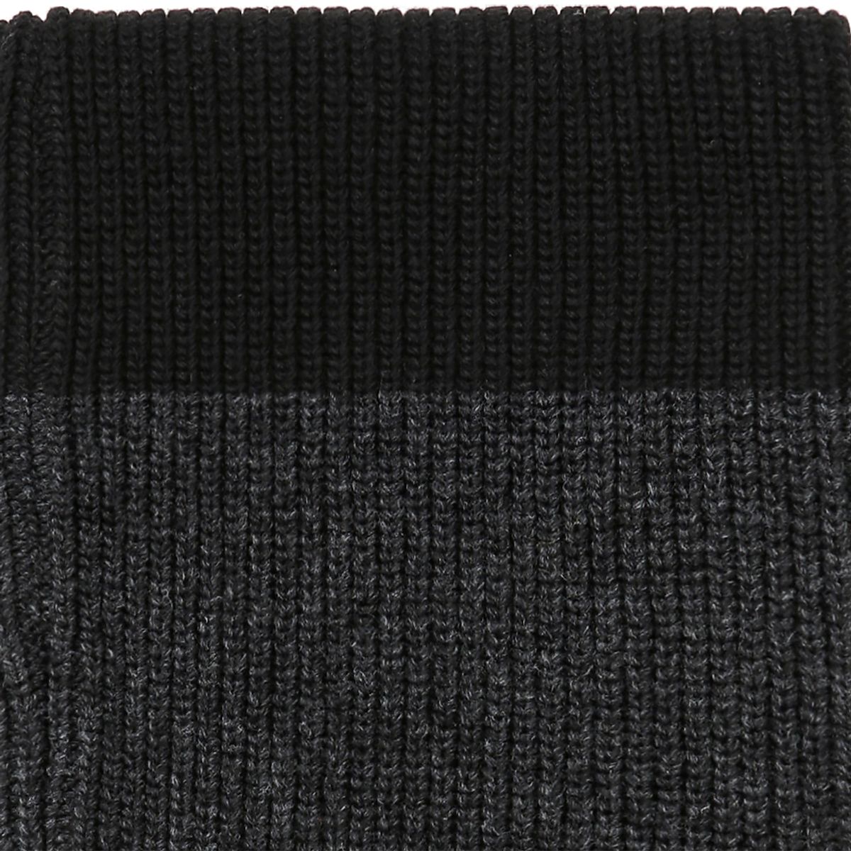 솔티(SORTIE) Half and Half Muffler (Black and Charcoal)