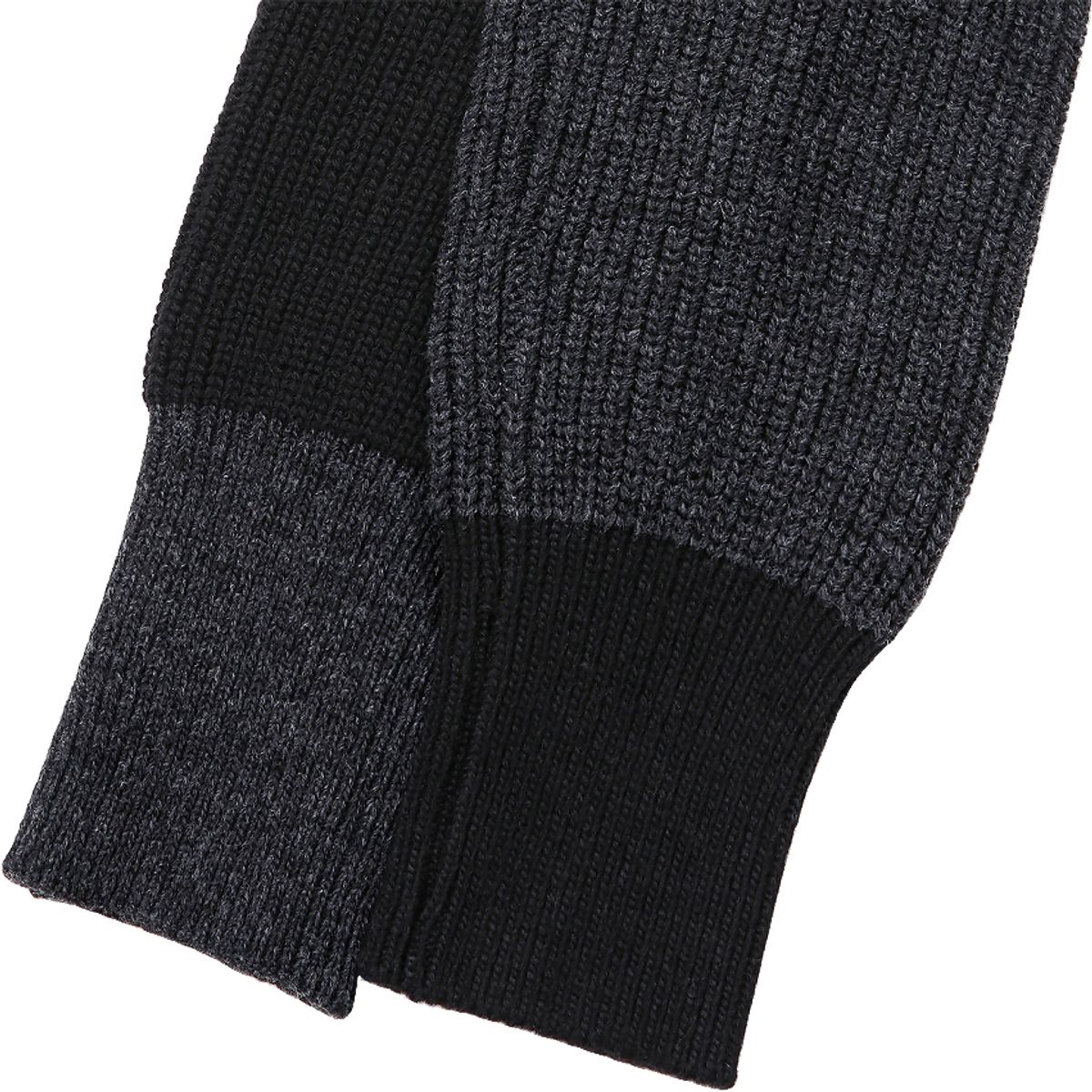 솔티(SORTIE) Half and Half Muffler (Black and Charcoal)