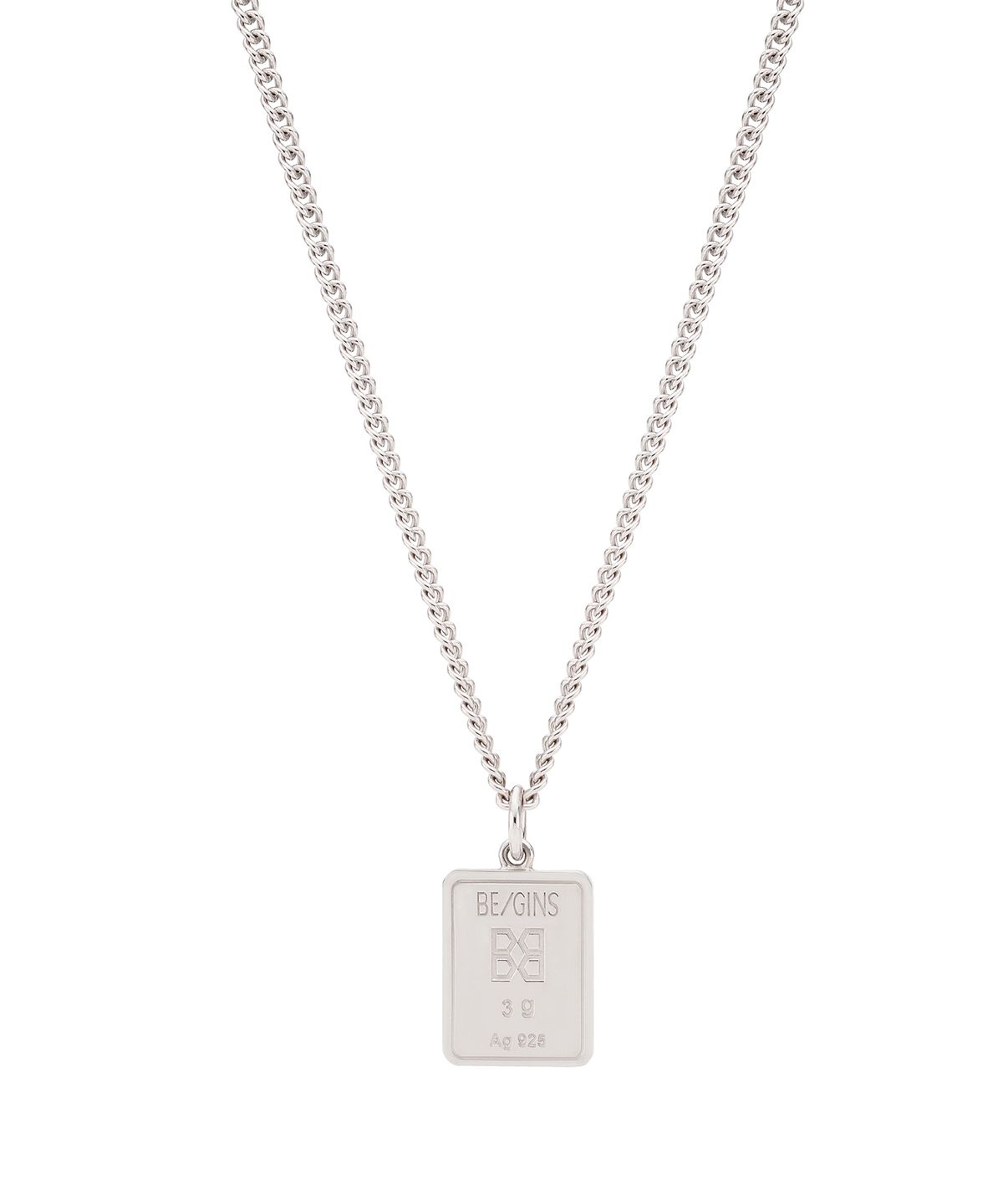 비긴스(BEGINS) Gram Silver Bar Necklace