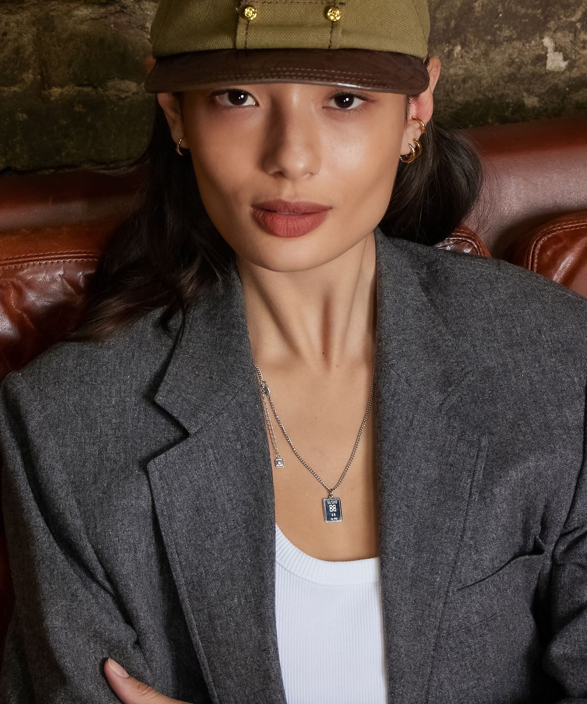비긴스(BEGINS) Gram Silver Bar Necklace
