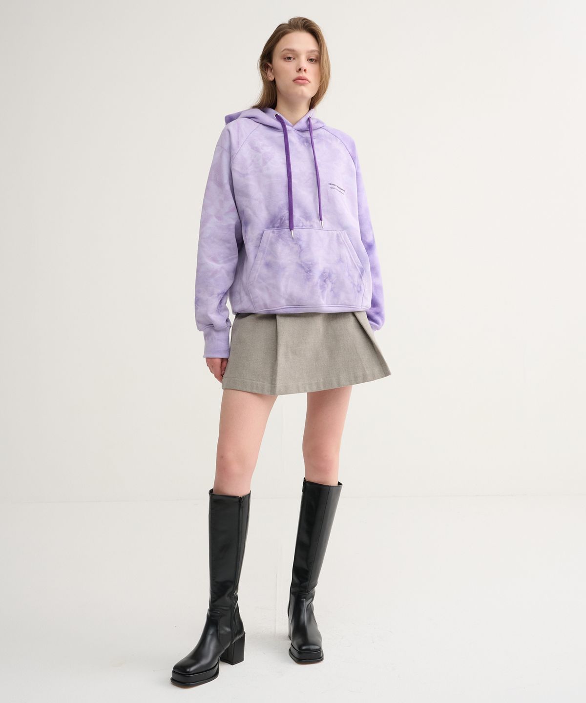 느와(NOIR) Dyed Hoodie