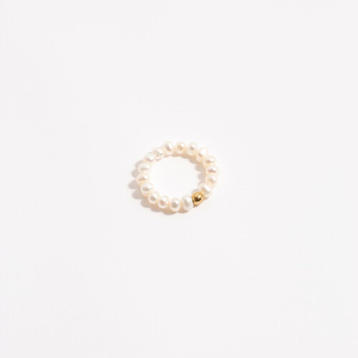 모드곤(MODGONE) 화이트 담수 진주 반지 White Fresh Water Pearl Ring