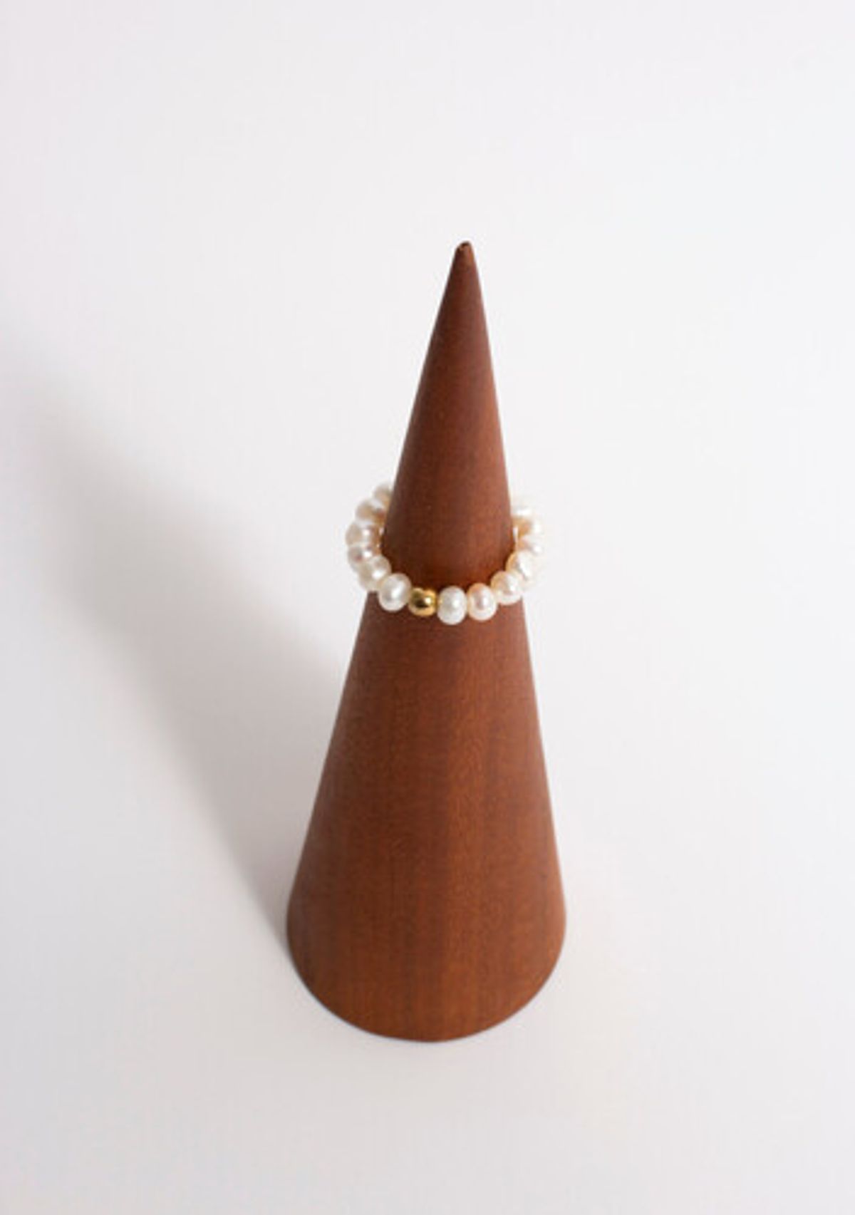 모드곤(MODGONE) 화이트 담수 진주 반지 White Fresh Water Pearl Ring