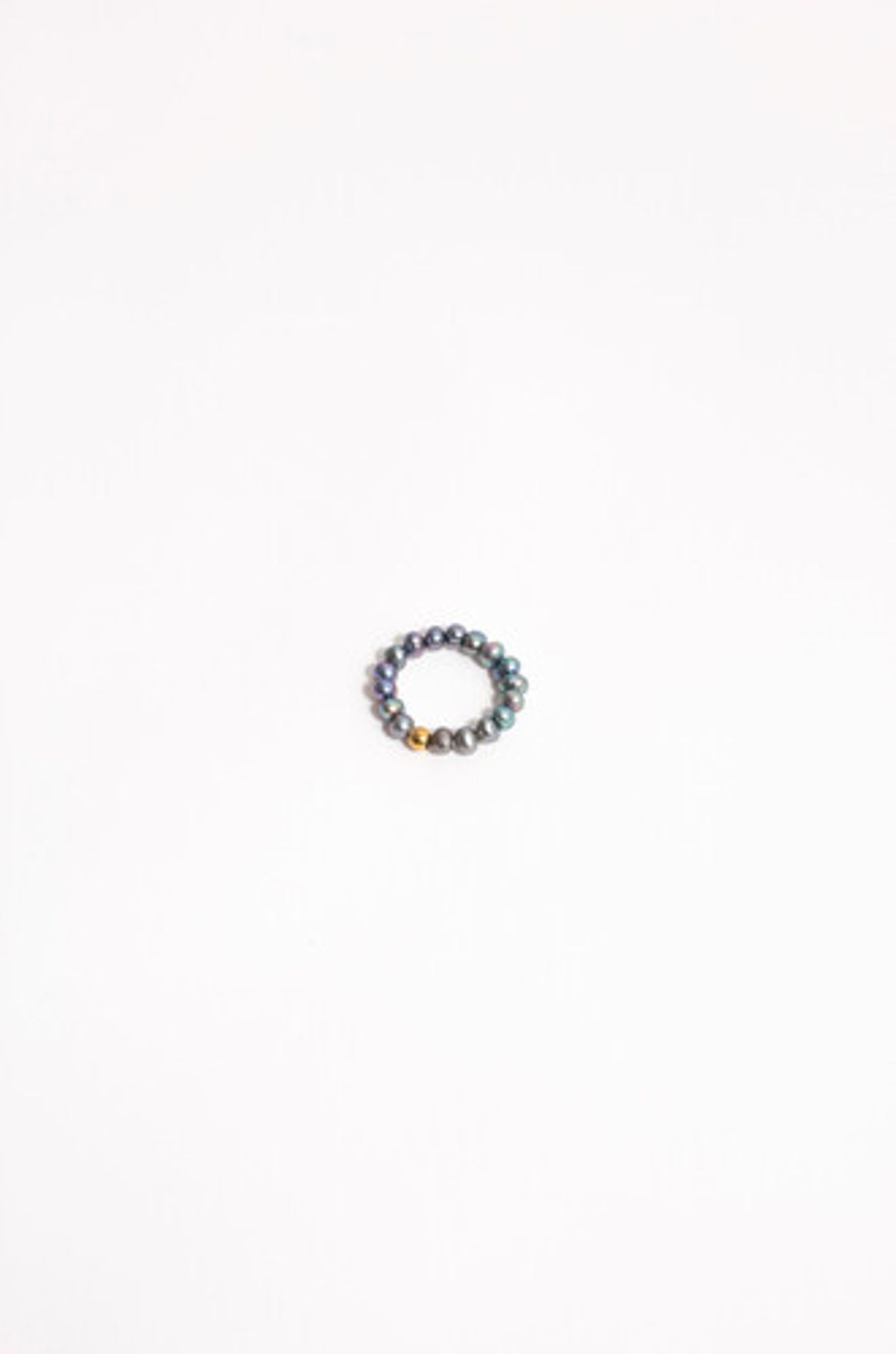 모드곤(MODGONE) 블루그레이 담수 진주 반지 Blue Gray Fresh Water Pearl Ring