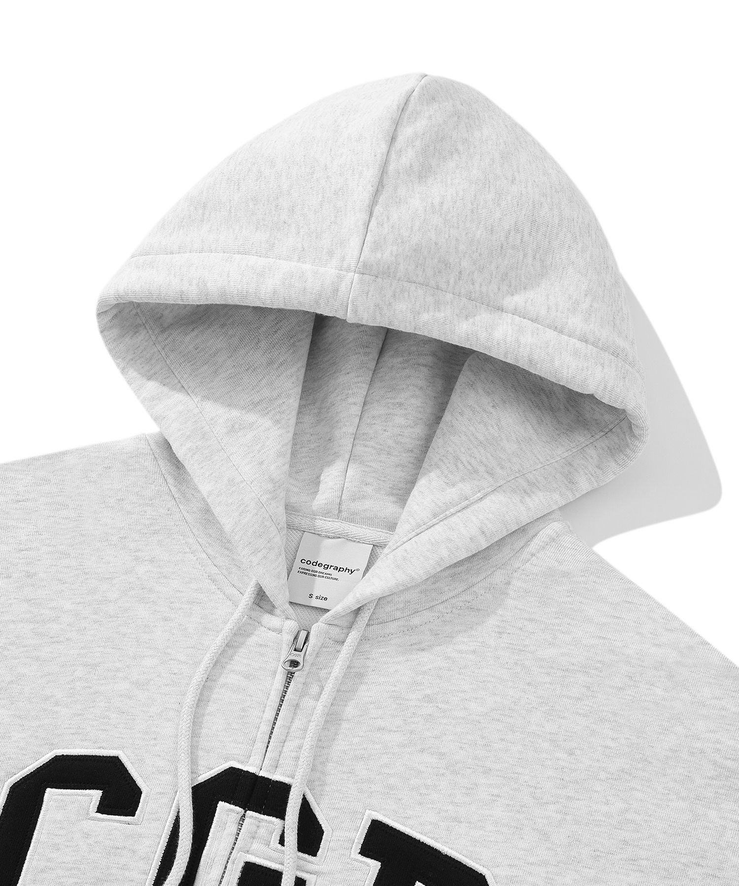 MUSINSA | Codegraphy CGP ARCH LOGO FLUFF ZIP-UP