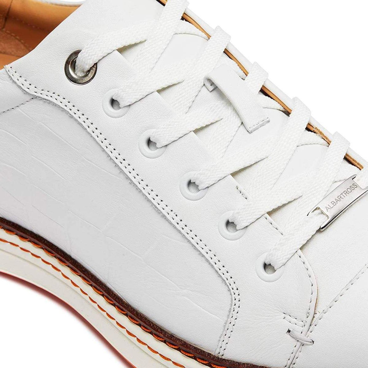 로얄 알바트로스(ROYAL ALBARTROSS) 남자 골프화 크로코 Croco white 화이트