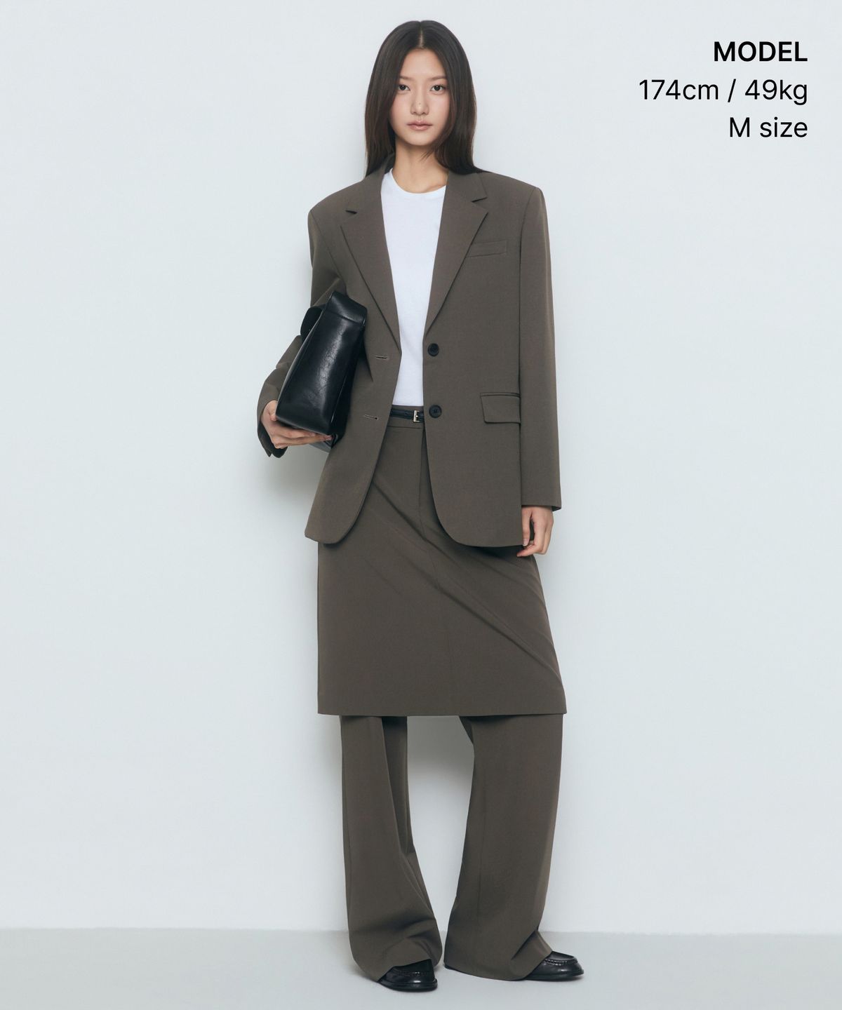 무신사 스탠다드 우먼(MUSINSA STANDARD WOMAN) 우먼즈 오버사이즈 블레이저 [카키 브라운]