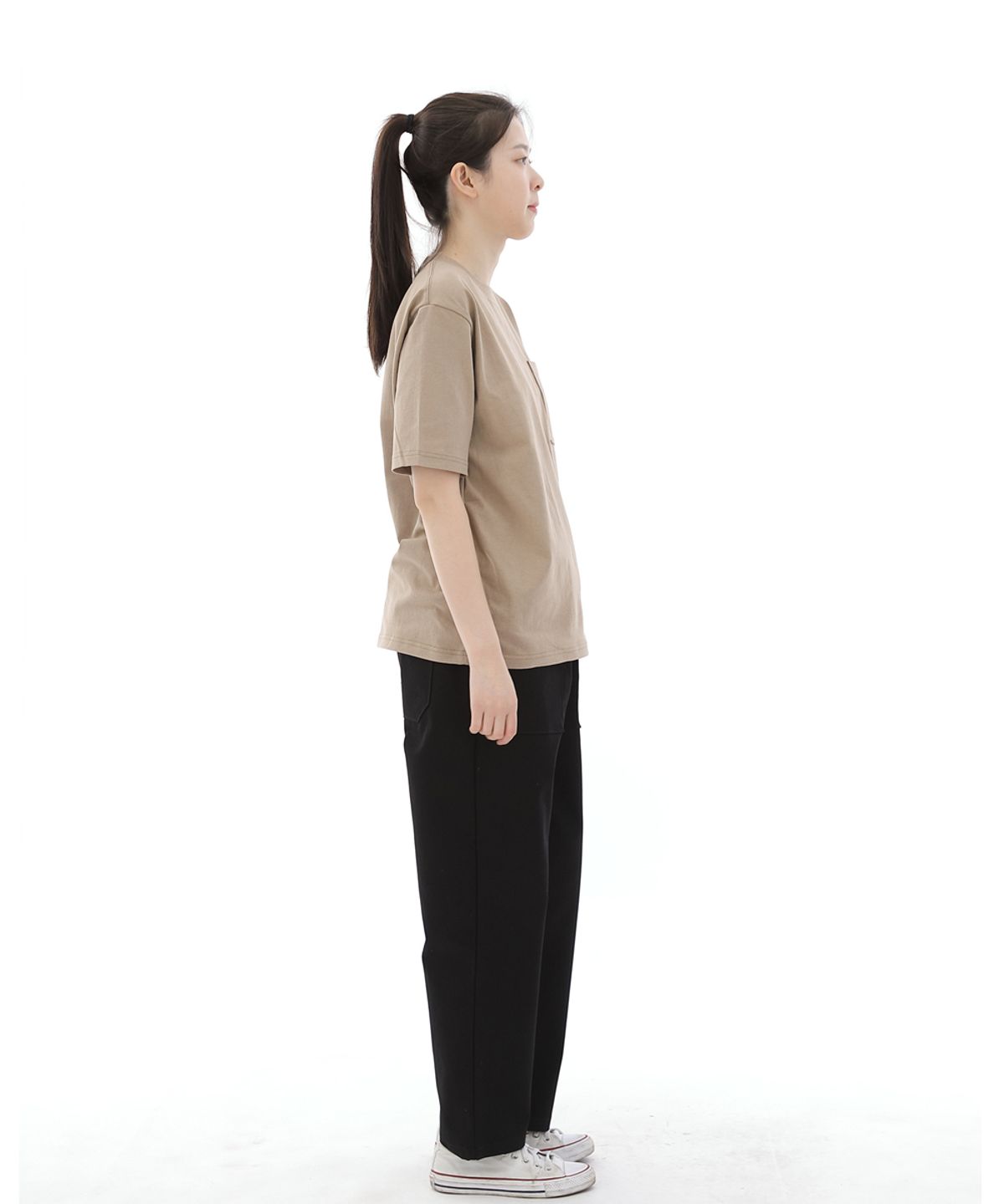 세인트크루(SAINTCREW) 와이드 앵클드롭 퍼티그팬츠 WAF-319 블랙