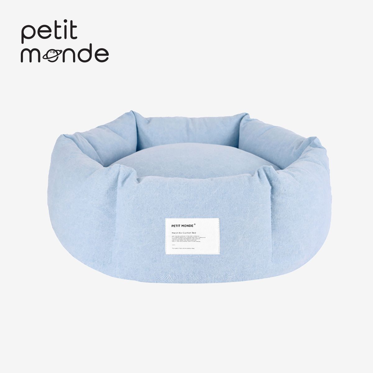 쁘띠몽드(PETIT MONDE) 마론 식스 쿠션 베드 M (폭60cm ~8kg) / L (폭80cm ~20kg)