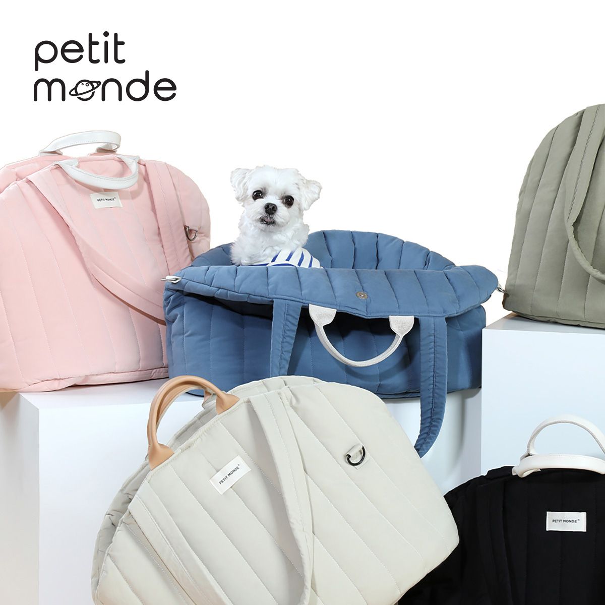 쁘띠몽드(PETIT MONDE) 몽드 투웨이 펫 캐리어 백 M/L 이동가방 강아지 카시트