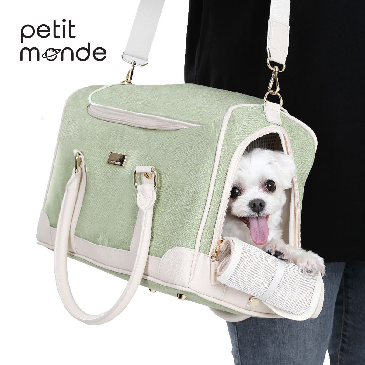 쁘띠몽드(PETIT MONDE) 마고 트래블 백 M/L 강아지 기내용 가방
