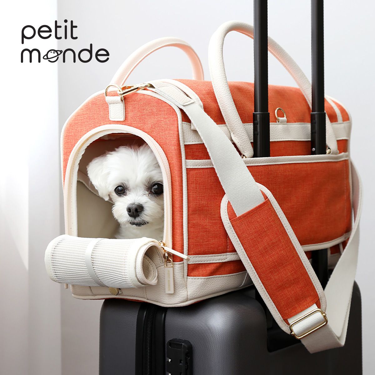 쁘띠몽드(PETIT MONDE) 마고 트래블 백 M/L 강아지 기내용 가방