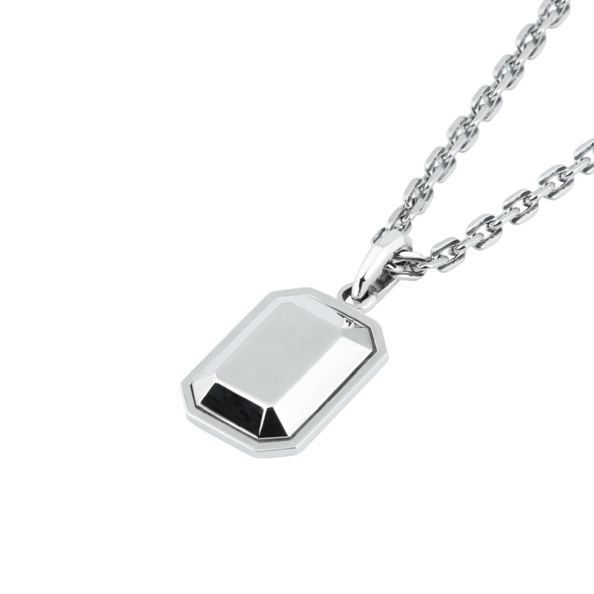 스팅925(STING925) Emerald Cut Shaped Pendant