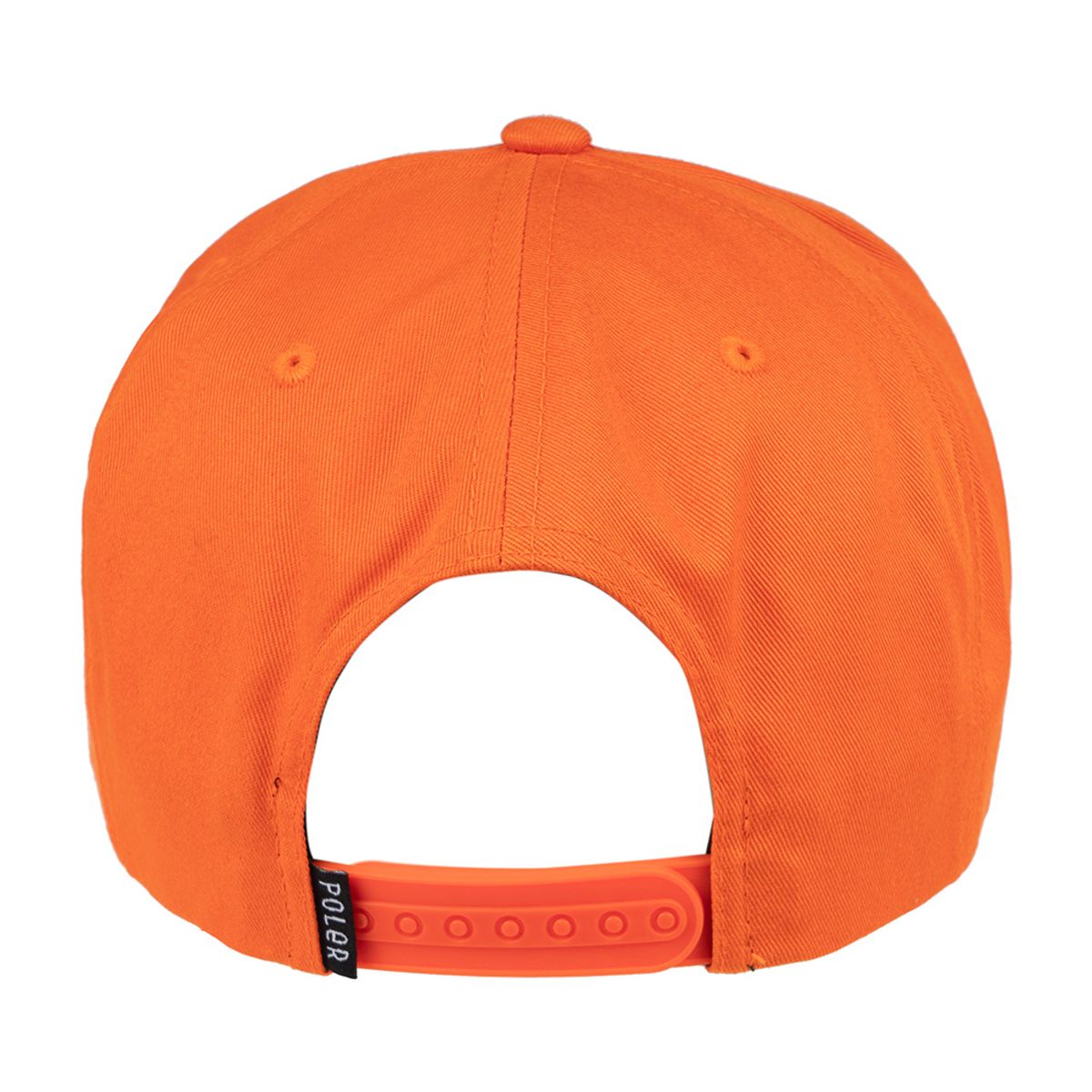 폴러스터프(POLERSTUFF) FURRY FONT SNAPBACK HAT ORANGE