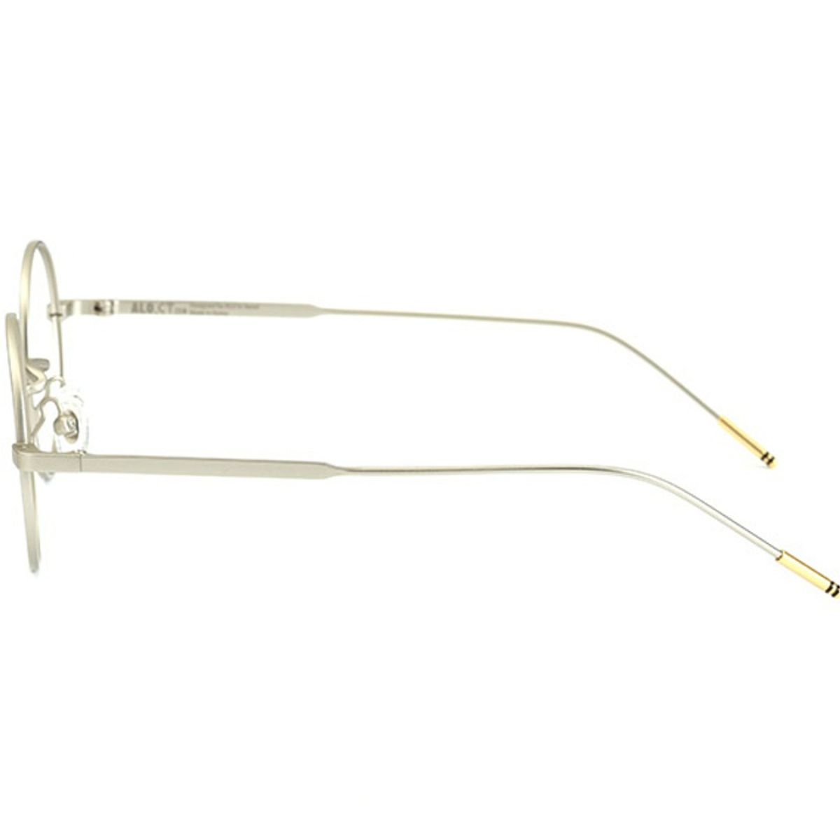 알로아이웨어(ALO EYEWEAR) [ALO:CTZEN] CI8703B C1 샌딩 실버 메탈 라운드 안경테