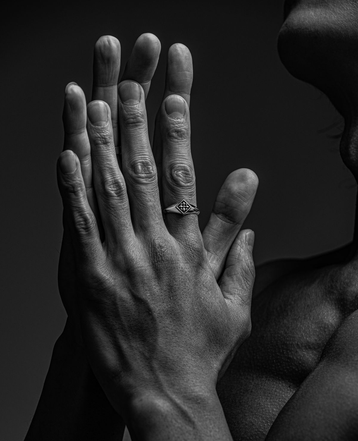 스팅925(STING925) Rhombus Lilium Ring