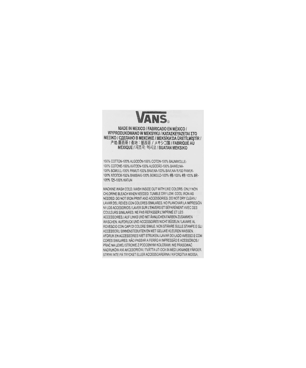 반스(VANS) 레프트 체스트 로고 반소매 티셔츠 - 블랙:화이트 / VN0A3CZEY281