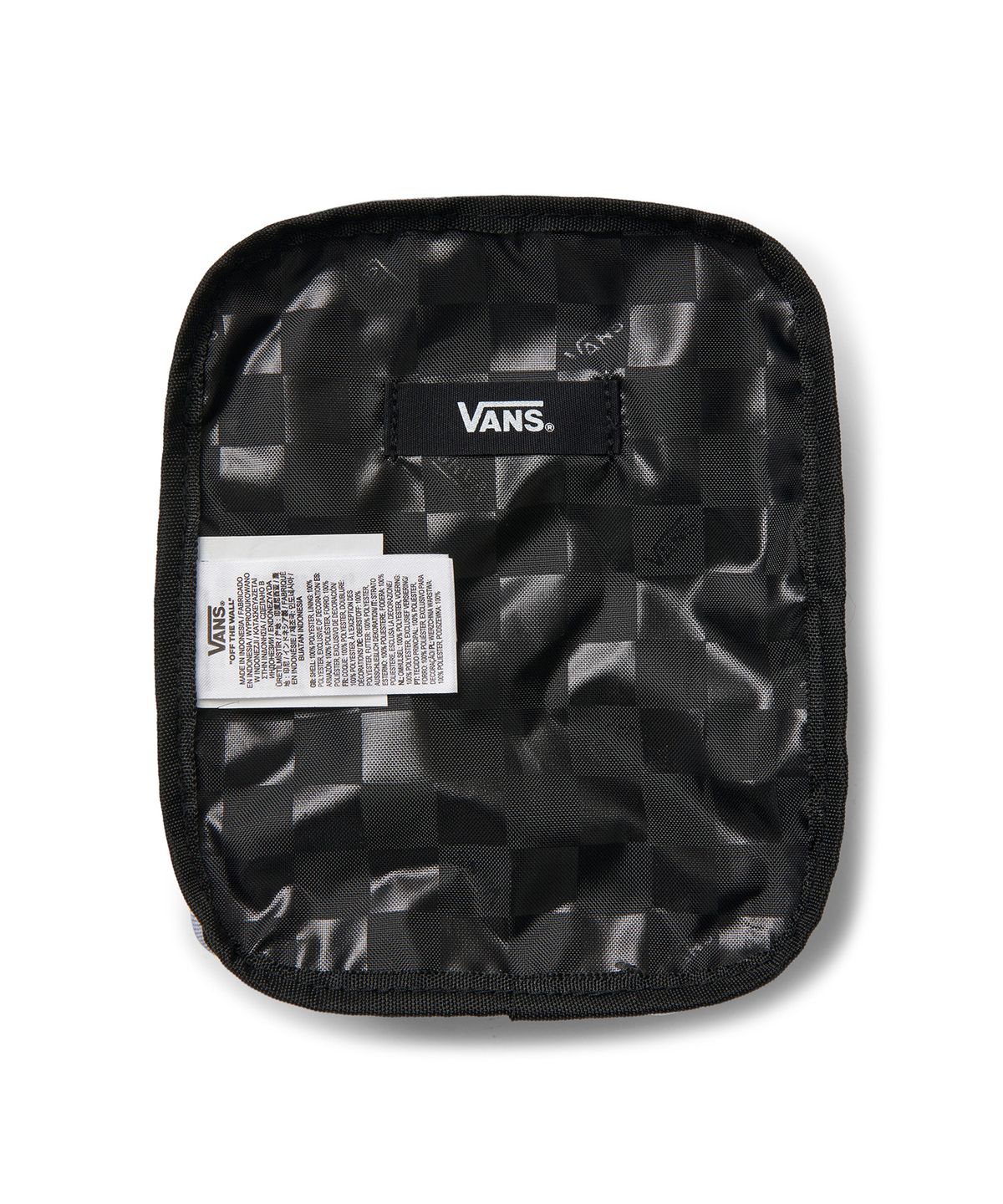 반스(VANS) 고 게터 크로스바디 - 블랙:화이트 체커보드 / VN0A7RWR56M1
