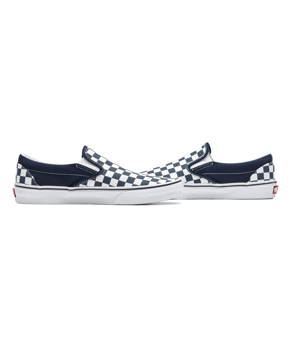 반스(VANS) 클래식 슬립온 - (체커보드) 파리지앵 나이트:트루 화이트 / VN0A5JMHARY1