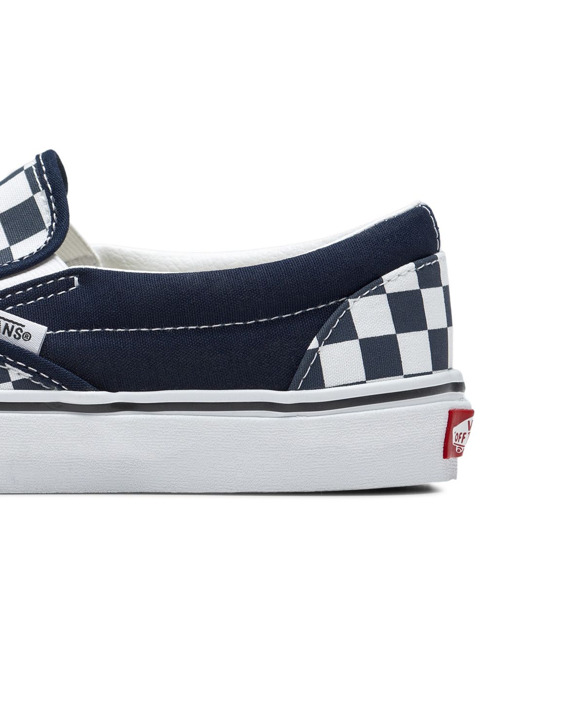 반스(VANS) 클래식 슬립온 - (체커보드) 파리지앵 나이트:트루 화이트 / VN0A5JMHARY1