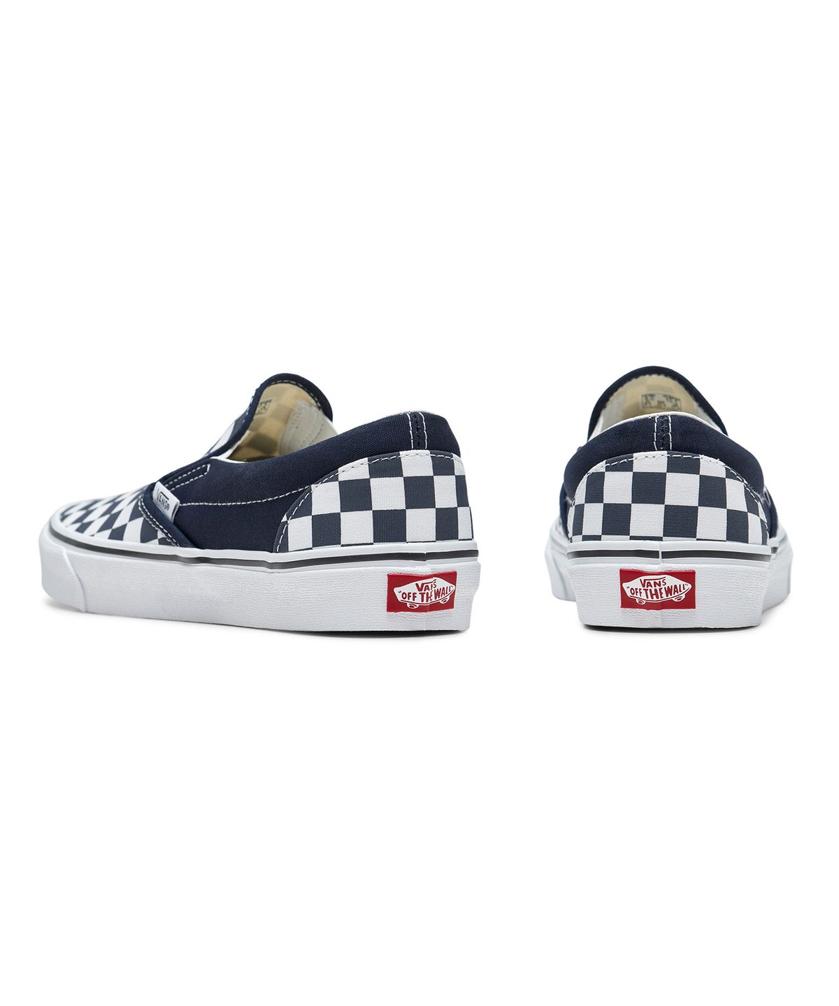 반스(VANS) 클래식 슬립온 - (체커보드) 파리지앵 나이트:트루 화이트 / VN0A5JMHARY1