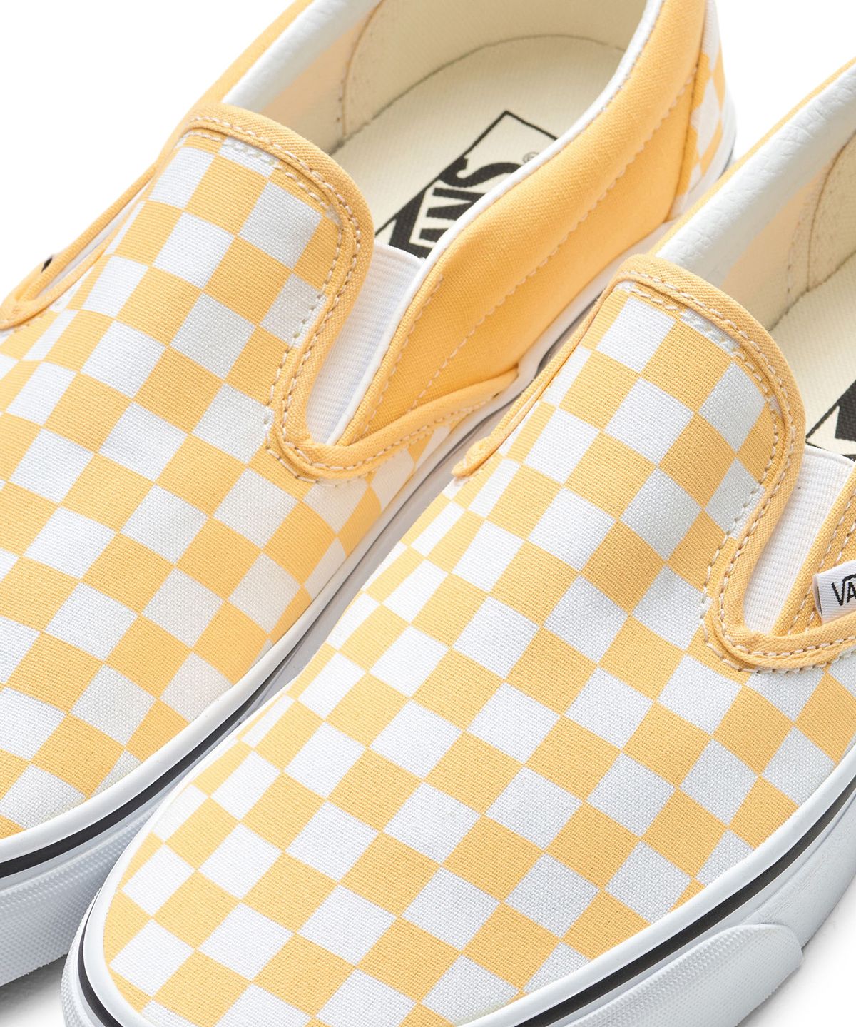 반스(VANS) 클래식 슬립온 - (체커보드) 플랙스:트루 화이트 / VN000XG8AZV1