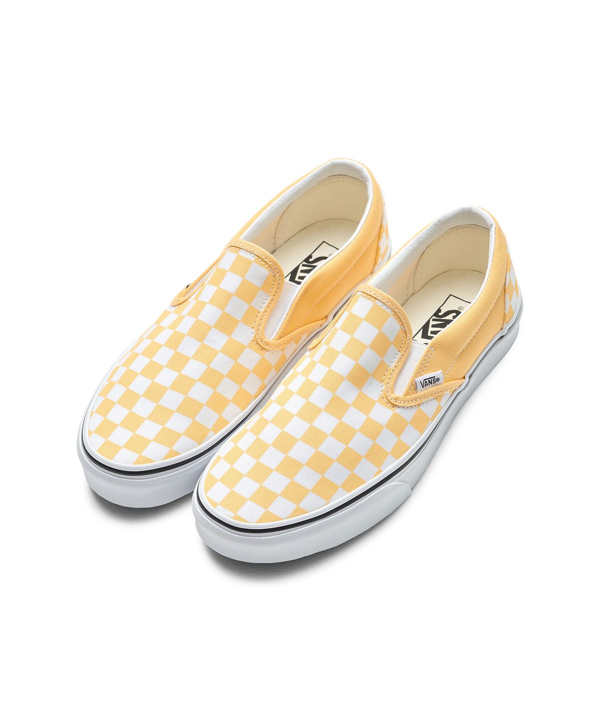 반스(VANS) 클래식 슬립온 - (체커보드) 플랙스:트루 화이트 / VN000XG8AZV1