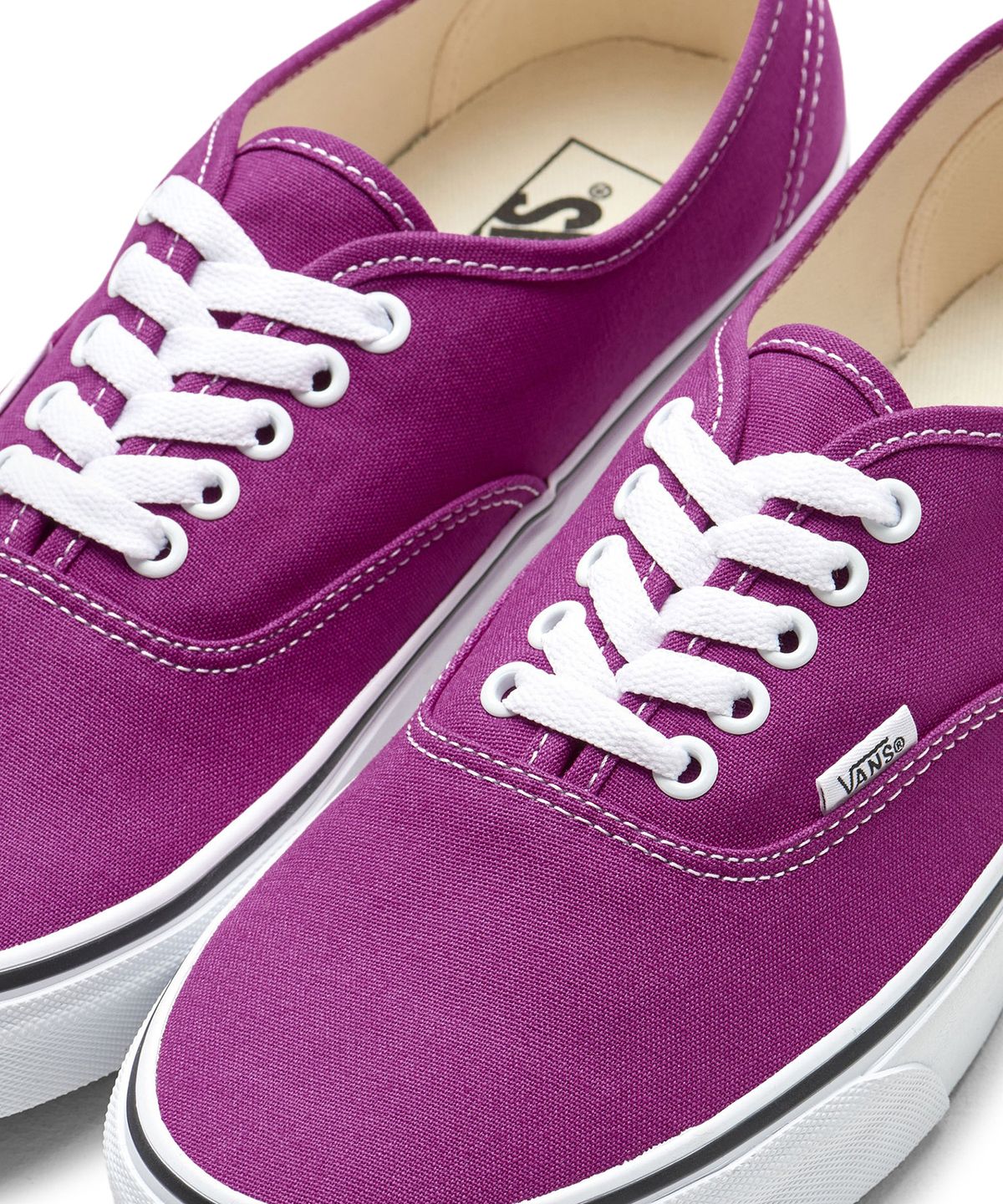 반스(VANS) 어센틱 - 푸시아 레드:트루 화이트 / VN0A5KRD8ZV1