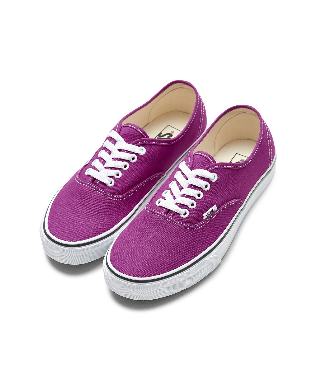 반스(VANS) 어센틱 - 푸시아 레드:트루 화이트 / VN0A5KRD8ZV1