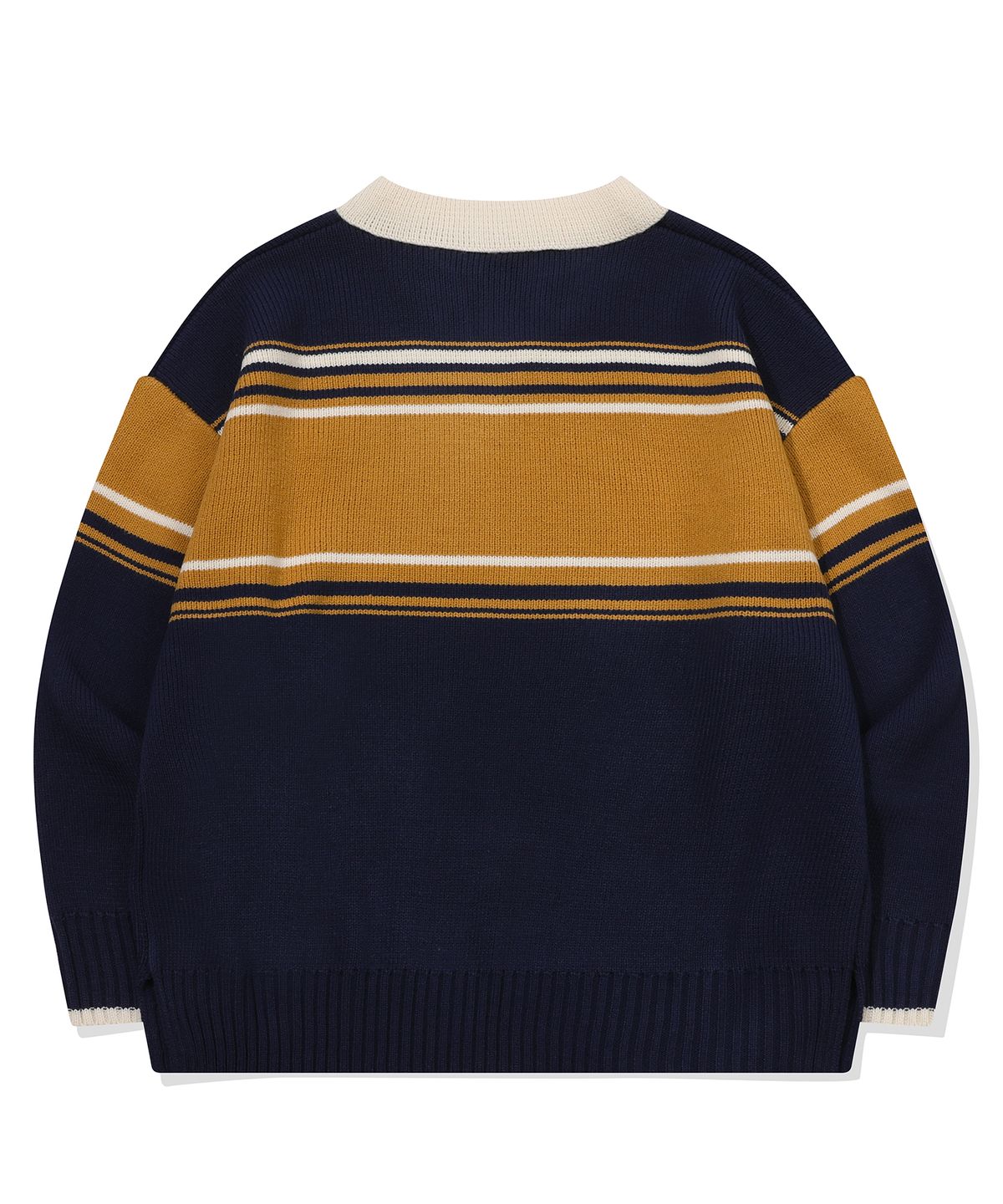 꼼파뇨(CPGN STUDIO) TEDDY PIQUE SWEATER NAVY
