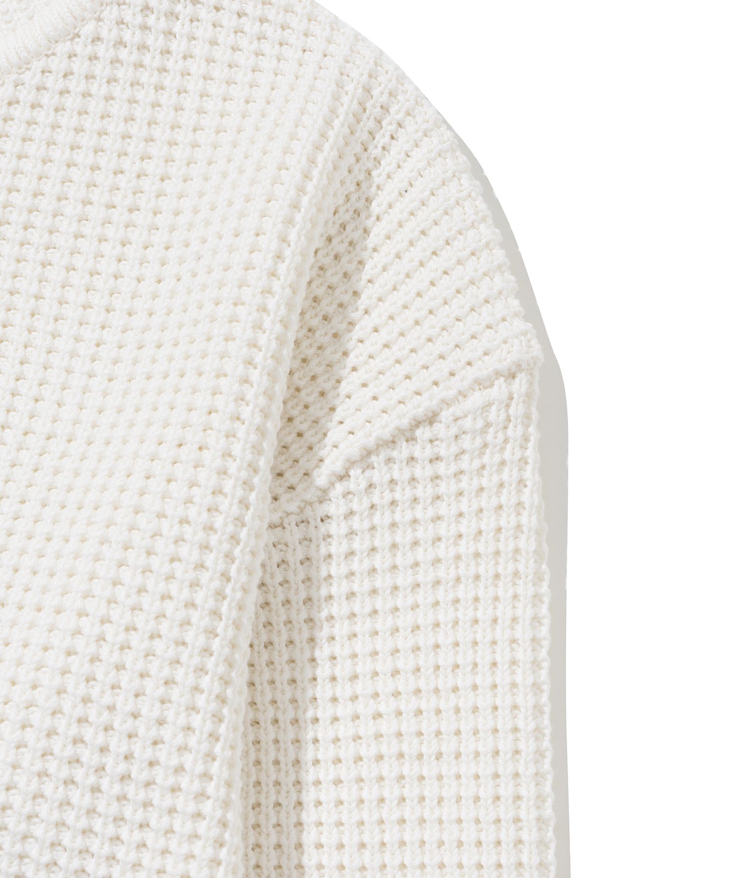 ★BTS 着用★【KNITTED】★SOFT COTTON HEAVY WAFFLE KNI.T★ MUSINSA | KNITTED Soft Cotton Heavy Waffle Half Zip-up Knit