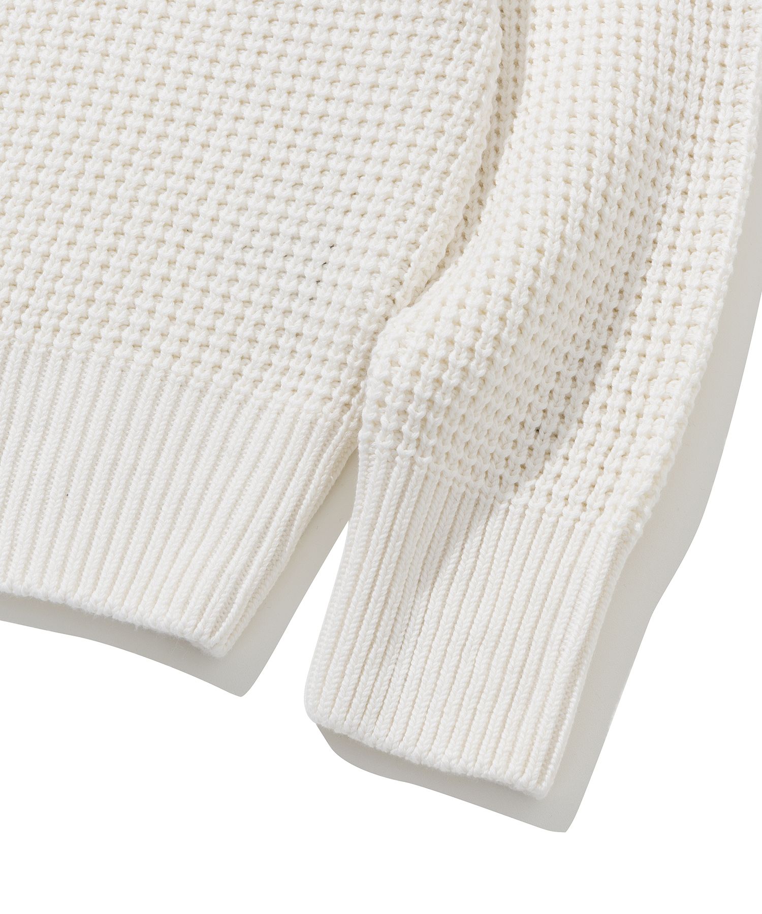 ★BTS 着用★【KNITTED】★SOFT COTTON HEAVY WAFFLE KNI.T★ MUSINSA | KNITTED Soft Cotton Heavy Waffle Half Zip-up Knit