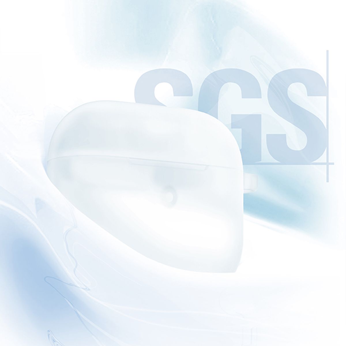 슈퍼디비전(SUPERDIVISION) 실루엣 실리콘 케이스 + 철가루방지스티커 + 키링 + 카라비너