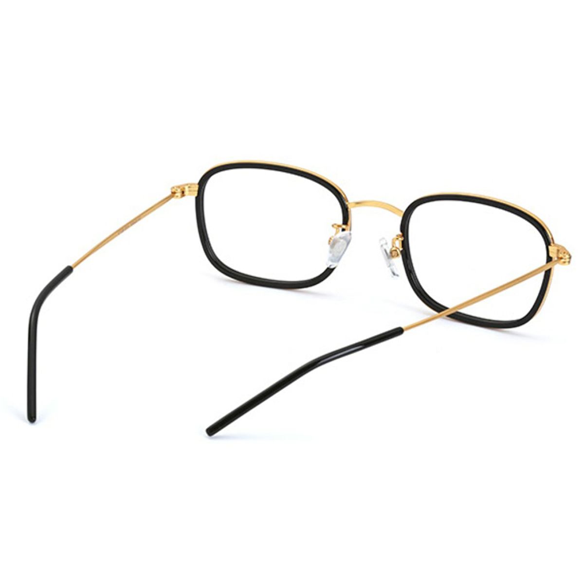 알로아이웨어(ALO EYEWEAR) [ALO:CTZEN] CI9710B C1 클래식 솔텍스 스퀘어 블랙/골드 안경테