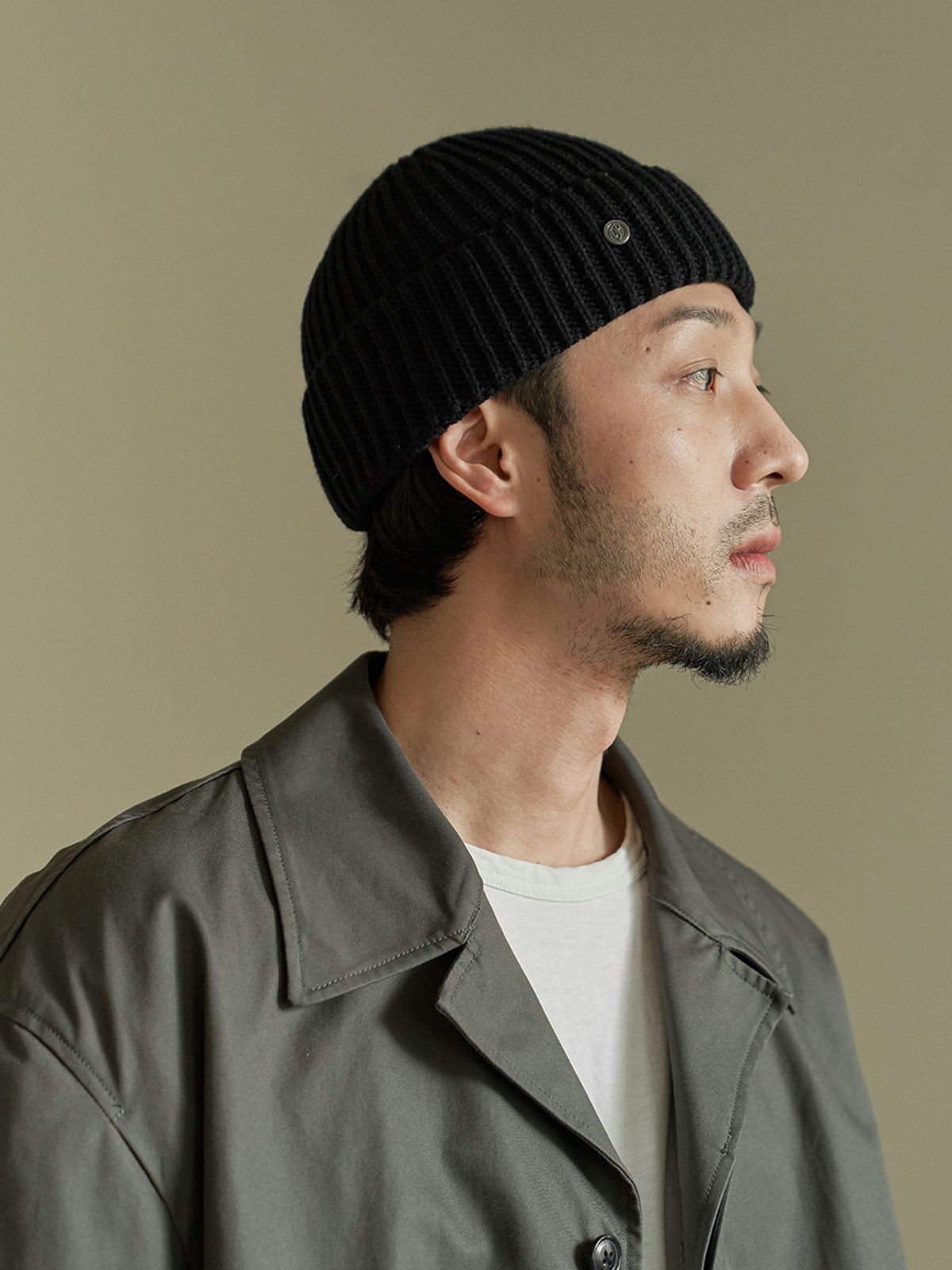 포에지담(POESIEDAME) [everydaylife] Short beanie_black(unisex)