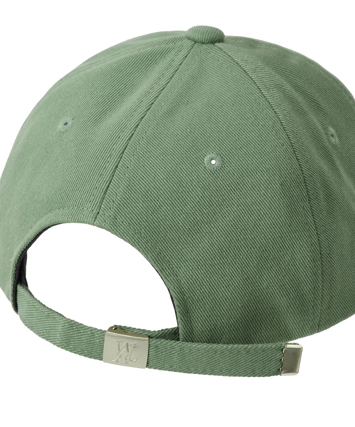 우알롱(WOOALONG) Signature Logo ball cap - DUSTY GREEN