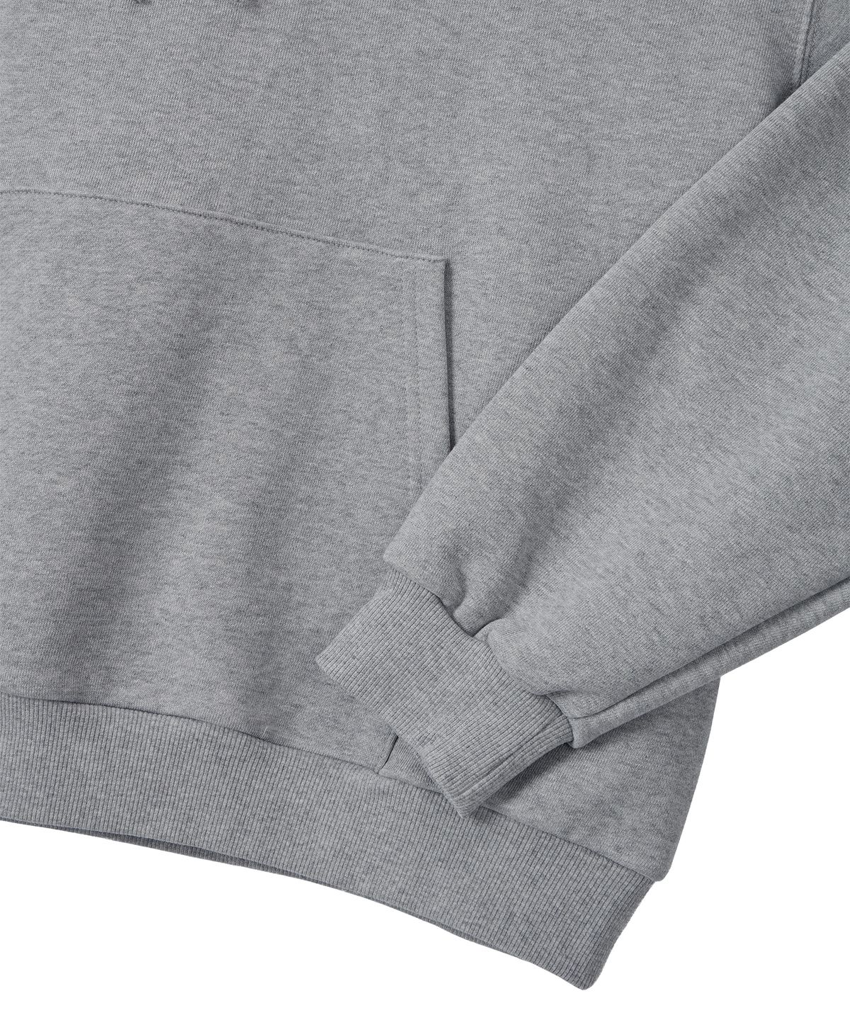 우알롱(WOOALONG) Signature standard hoodie - GREY