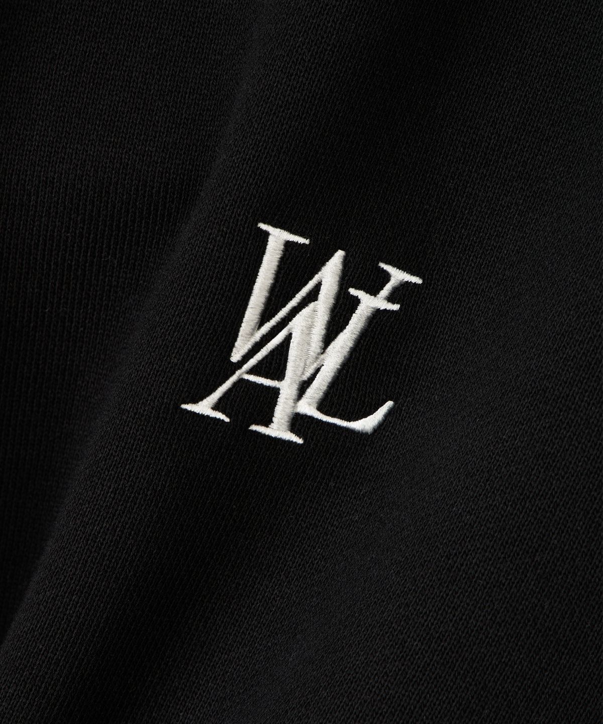 우알롱(WOOALONG) Signature standard hoodie - BLACK