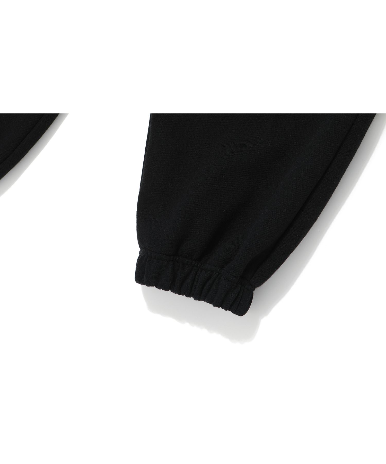 MUSINSA | WOOALONG Signature jogger pants_BLACK