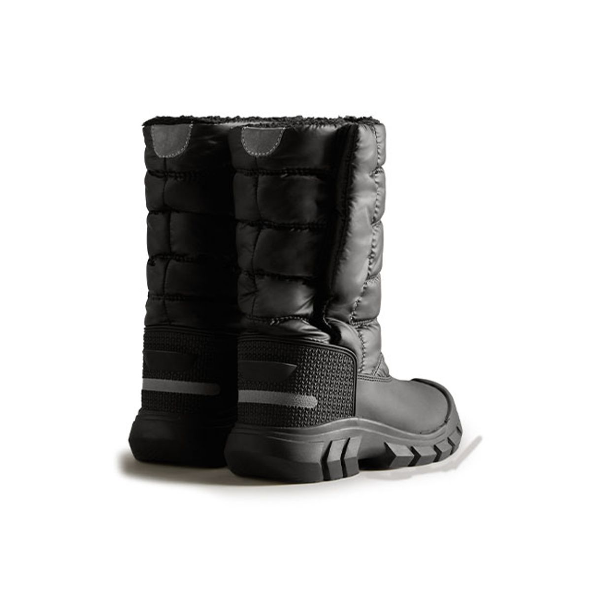 헌터 키즈(HUNTER KIDS) [JUNIOR] 오리지날 톨 스노우부츠 - 블랙 JFT6067WWUBLK
