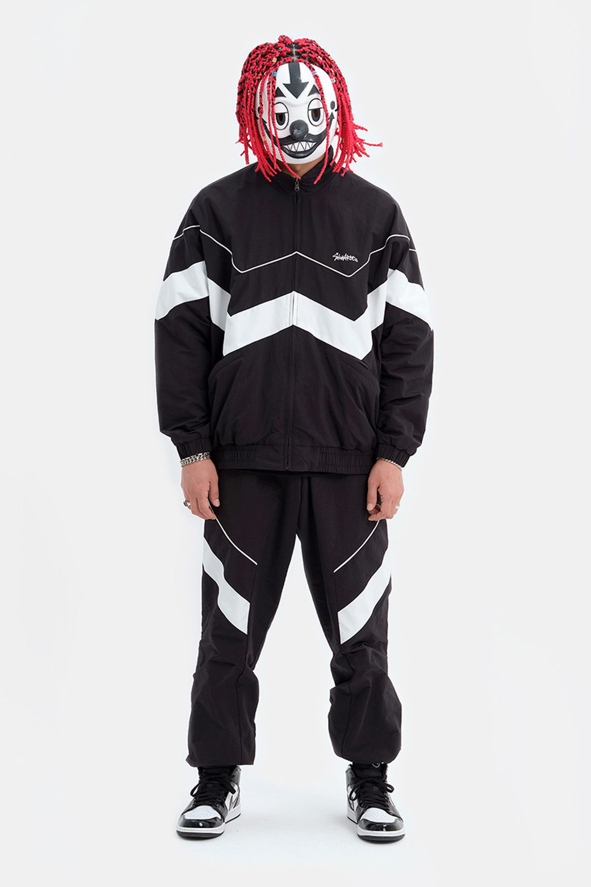 사쿤(SAKUN) 남녀공용 블랙 우븐 자켓 WAW WOVEN JACKET BLACK