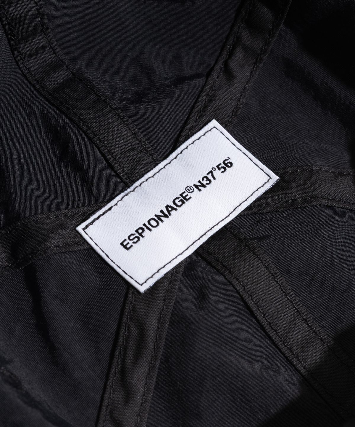 에스피오나지(ESPIONAGE) Nylon Hiking Cap Black