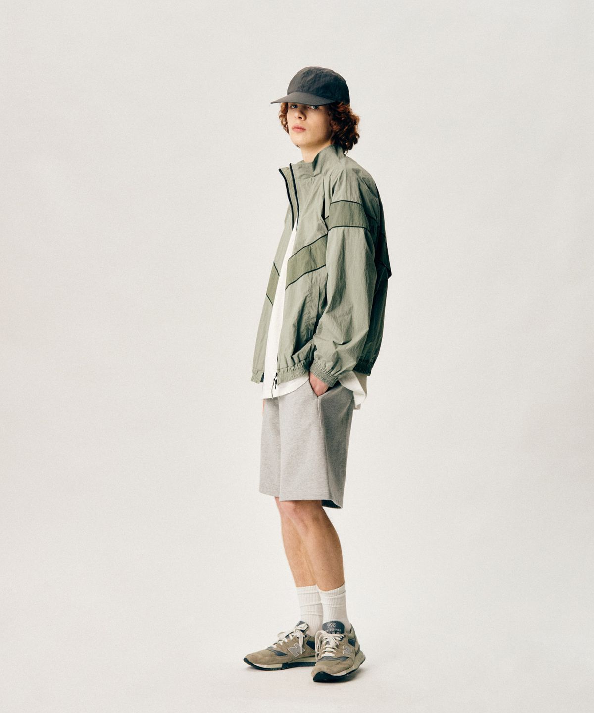 에스피오나지(ESPIONAGE) Nylon Hiking Cap Dark Grey
