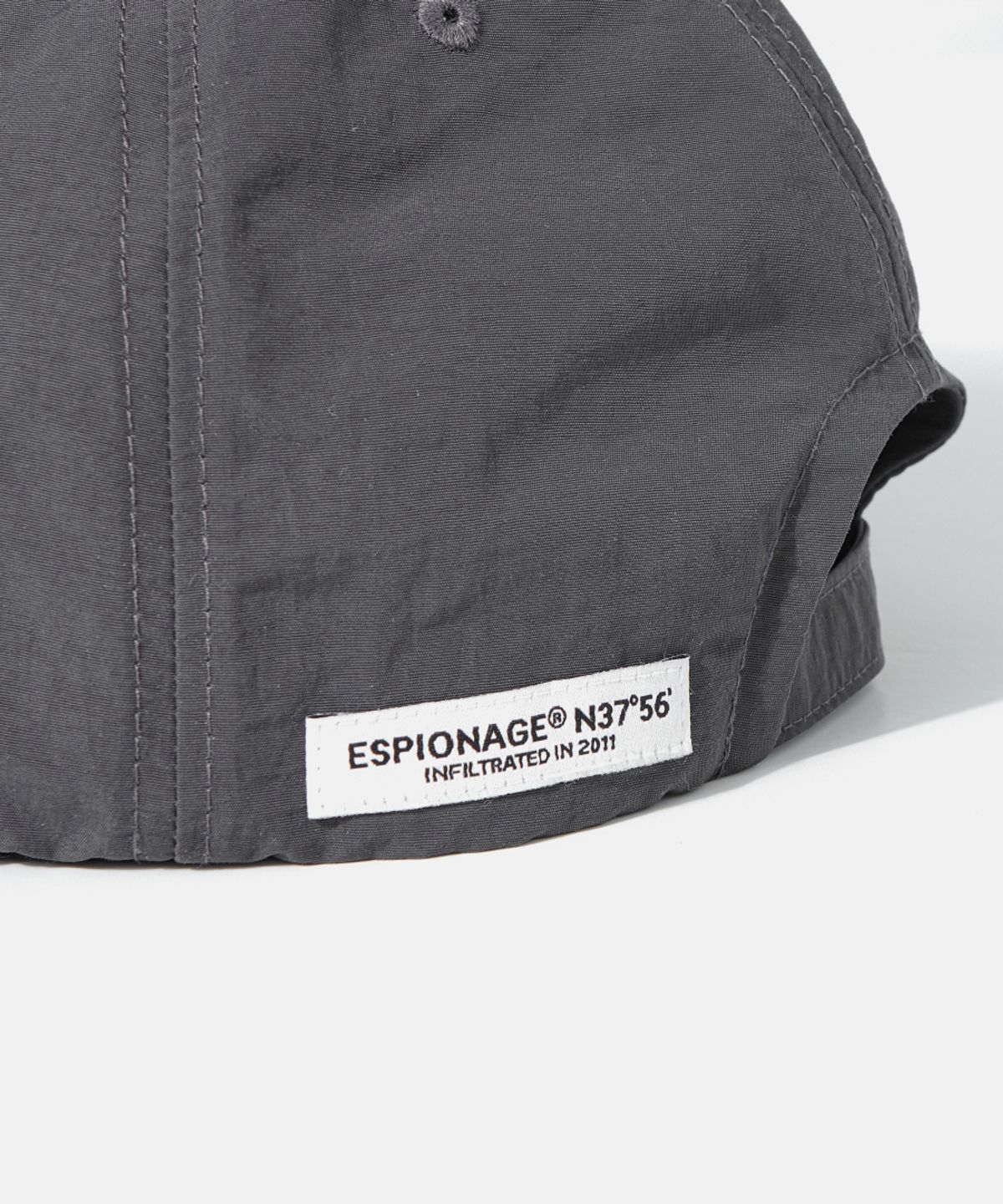 에스피오나지(ESPIONAGE) Nylon Hiking Cap Dark Grey