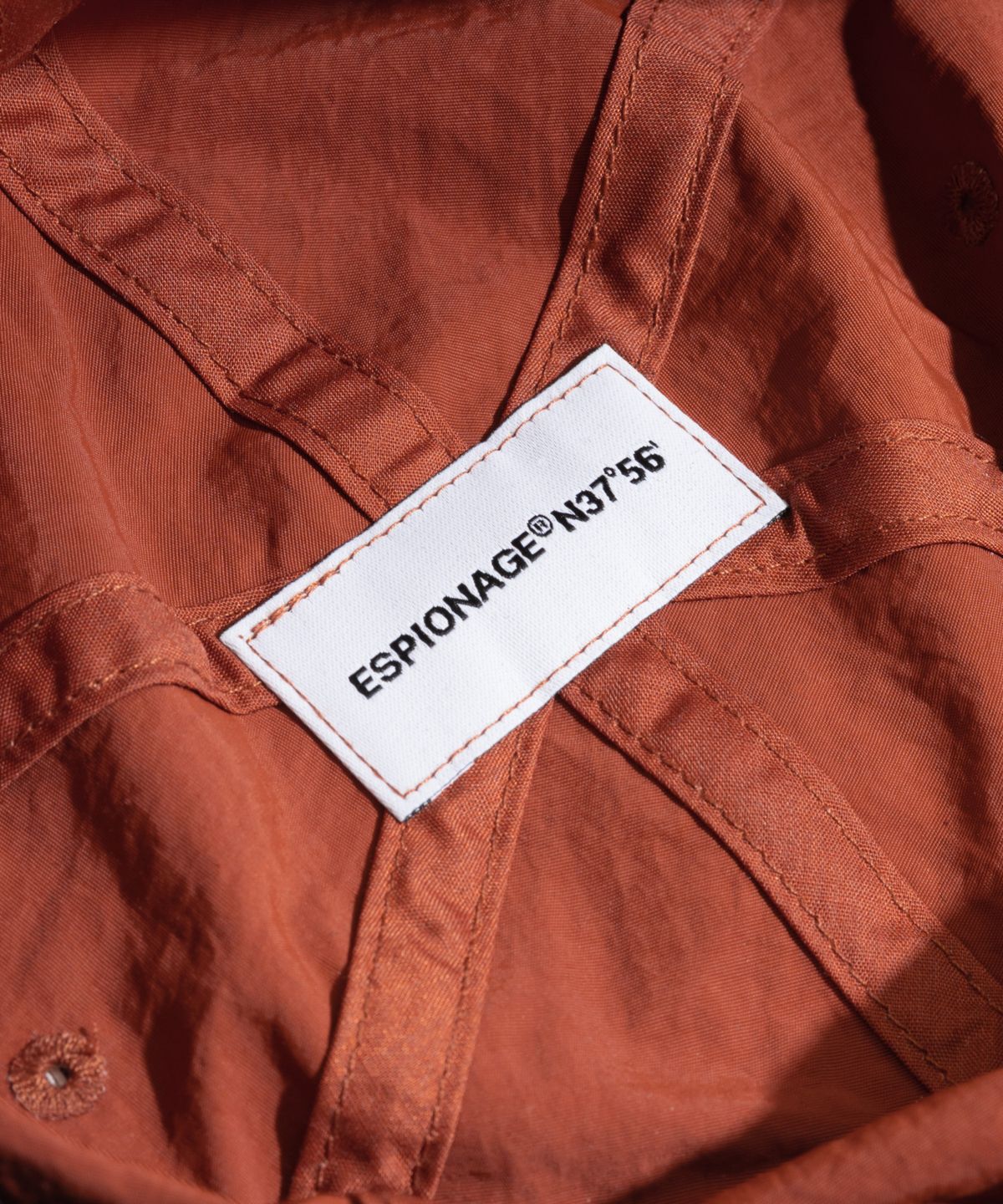 에스피오나지(ESPIONAGE) Nylon Hiking Cap Dark Orange